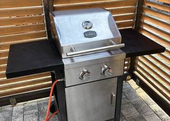 Grill gazowy Barney Barbecue – 2 palniki, żeliwny ruszt