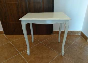 Krzesełko siedzisko taboret biały Ludwikowski biały