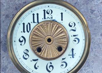 687 Tarcza starego zegara tzw porcelanka seledynka 18,5cm 45/30 uszkodzona