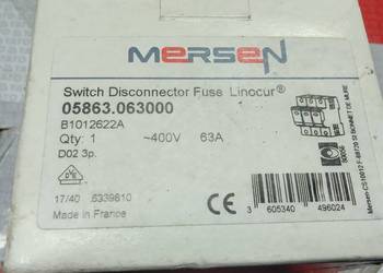 Rozłącznik bezpiecznikowy Mersen 63 A