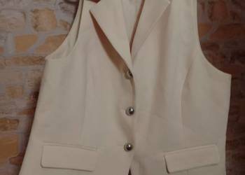 (42/XL) RIVER ISLAND/Ekskluzywna, żakietowa kamizelka garniturowa z Londynu (42/XL) RIVER ISLAND/Ekskluzywna, żakietowa kamizelka garniturowa z Londynu