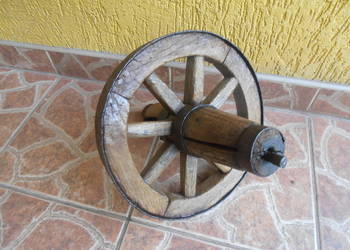 Koło drewniane dekoracja