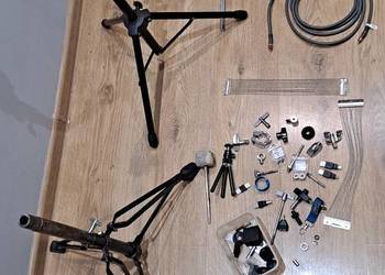 Przewody, statywy, hardware perkusyjne