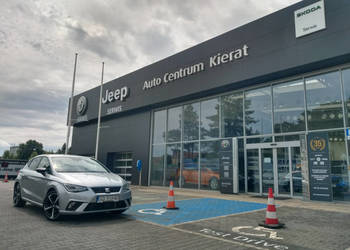 Seat Ibiza 1.0 TSI 115km led kamera cofania cyfrowe zegary full link fv23%…