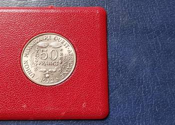 Stare monety 50 frank 1972 Afryka Zachodnia mennicza