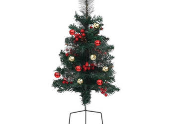 Sztuczne choinki do wbicia w ziemię 2 szt. 76 cm PVC WM-340524
