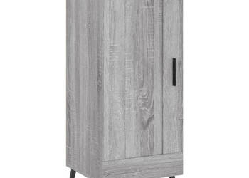 Szafka szary dąb sonoma 345x34x90 cm materiał drewnopochodny WM-830466