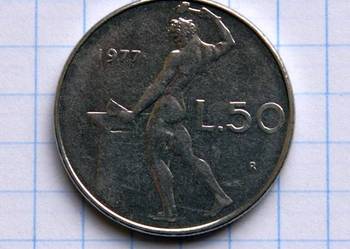 50 LIRÓW 1977 ROK - WŁOCHY