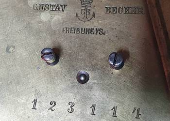 Mechanizm linkowy Gustaw Becker FRAIBURG chodzik na jedną wagę