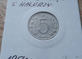 5 Halerzy Czechosłowacja 1954 r.