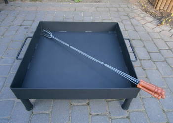 zestaw palenisko ogrodowe+5 szt kijki na ognisko