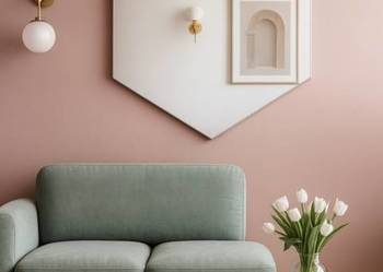 Lustro o geometrycznym kształcie – HEXA