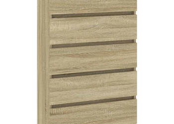 Komoda kolor dąb sonoma 60x36x103 cm materiał drewnopochodny WM-823019