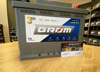 NOWY  Akumulator GROM Premium 65Ah 650A EN DTR