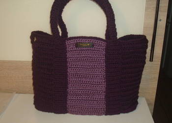 Duża torebka rękodzieło handmade nr. 7