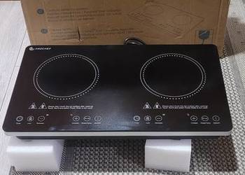 Płyta indukcyjna AMZCHEF 2-palnikowa 3500W z regulacją mocy i timerem 4h