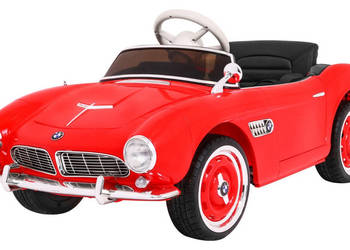 Auto na akumulator BMW Retro dla dzieci pilot 12V