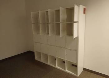 Regał 5x5 IKEA Kallax duży z szafkami biały Super cena!
