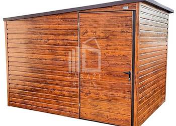 SCHOWEK - DOMEK OGRODOWY 3m x 2,5m spad w lewo - drzwi ID151