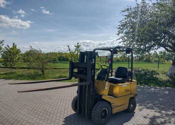 Wózek widłowy yale 2500kg udźwigu LPG triplex 430 cm przesów boczny