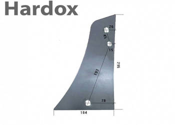 Pierś HARDOX VRP230O/L VRP230O części do pługa RABEWERK