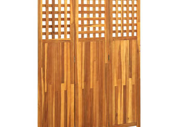 Parawan 3-panelowy 121x2x170 cm lite drewno akacjowe WM-311878