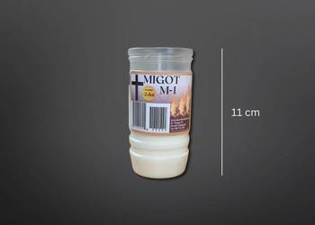 Wkłady parafinowe do zniczy 24 sztuki - producent!!