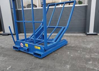 Kontener samowyładowczy na zrzyny do wózka widłowego /takrtak/deski