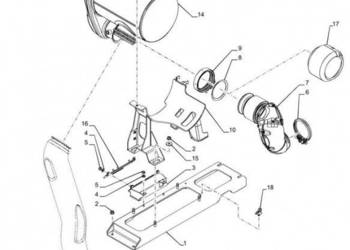 New Holland T6070 Wspornik 47656348
