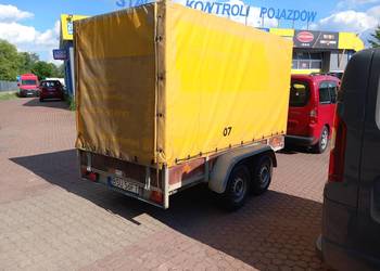 Przyczepa dwu osiowa niemiecka 3x1.5m 2t DMC
