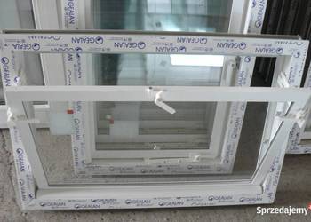 Nowe okna gospodarcze PCV uchylne, bez metalu PODWÓJNA szyba