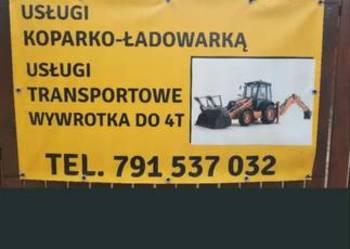 Transport mała wywrotką do 4 ton