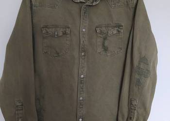 Zara koszula jeansowa M/L khaki