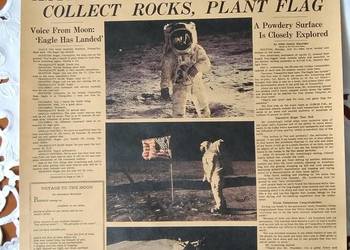 Obraz lądowanie na księżycu