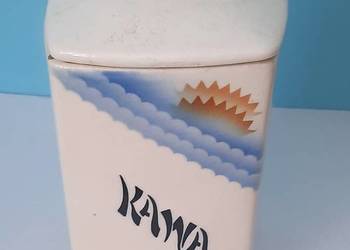 Stary Porcelanowy Pojemnik na Kawę - Chodzież