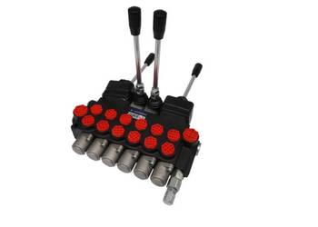 Rozdzielacz Hydrauliczny 6 SEK 40L Z JOYSTICKAMI [2215]