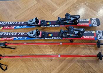 narty dziecięce  100 cm plus kije  Zakopane