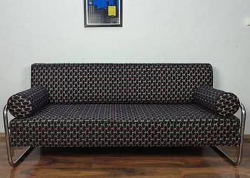 Sofa Gottwald, Slezak KOVONA Czechosłowacja Odnowiona Bauhaus Art Deco