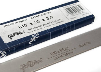 Nóż do strugarki / heblarki GLOBUS – 610X35X3,0 *** StanDrew