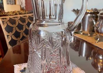 Dzbanel z krysztalu ,NOWY 3 pola siatka wiedenska Dzbanel z krysztalu ,NOWY 3 pola siatka wiedenska