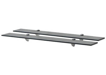 Półki szklane 2 szt. 80 x 10 cm 8 mm WM-3051507
