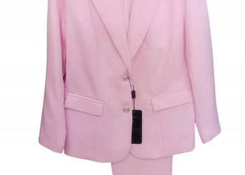 Garnitur damski komplet żakiet+spodnie Natalia Elegancja wygoda roz.XL-46