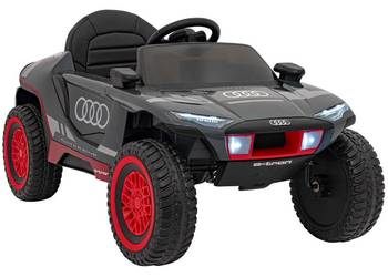 Audi RSQ E-TRON Szary • 12V7Ah • 2x35W • EVA • LED • Radio FM • Ekoskóra •