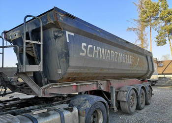 wywrotka Schwarzmuller Rynna Stalowa 27m3 Oś Podnoszona SAF 2021 Rok Produ…