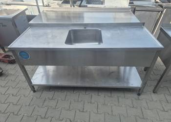 Zlew Gastronomiczny 1 Komorowy z Półką 170/60/85 B