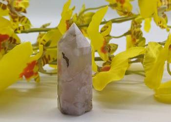 Naturalny Agat obelisk stożek stojący 48mm #49