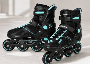 Rolki regulowane RAVEN Pulse Black/Cyan 40-43