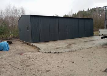 GARAŻ BLASZANY Grafit – Konstrukcja - Magazyn - Hala  - GRZYWSTAL