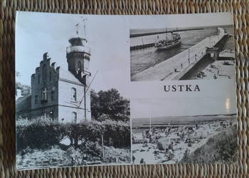 USTKA - LATARNIA MORSKA, WEJŚCIE DO PORTU I PLAŻA