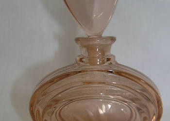 flakon na perfumy vintage 02 szkło rozalinowe_AlD